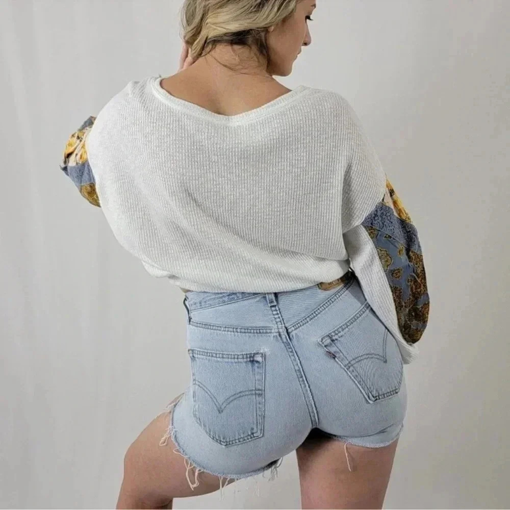Free People Casual Clash Thermal Top - Picture 8 of 11